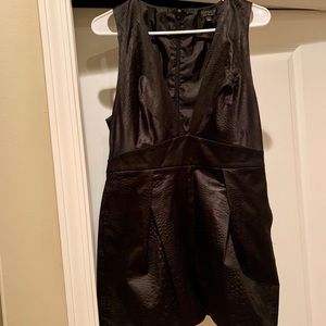 Black snake skin romper